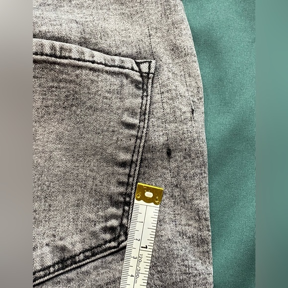 REWASH Brand Jeans Womens 5/27 Black Skinny Distressed Raw Hem Stretch Denim - Picture 10 of 16